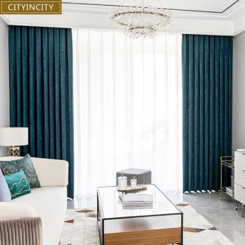 CITYINCITY Blackout Curtains On The Windows