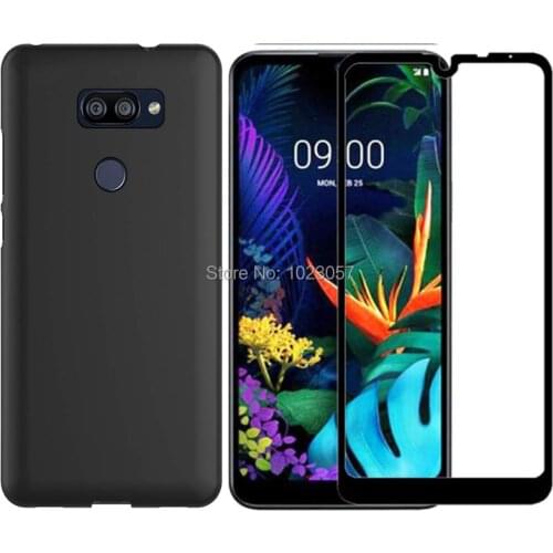 For LG K50S Tempered Glass For LG K50S Case Full Protection Cover Case With Full Tempered Glass For LG K50S