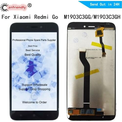 For Xiaomi Redmi Go M1903C3GG M1903C3GH M1903C3GI LCD Display+Touch Panel Screen Replacement Digitizer With Frame Assembly