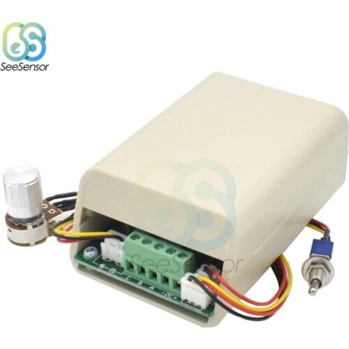 BLDC Three-Phase Brushless Motor Speed Controller Explosive Fan Drive DC 5-36V 15A With Potentiometer Switch 12V 24V