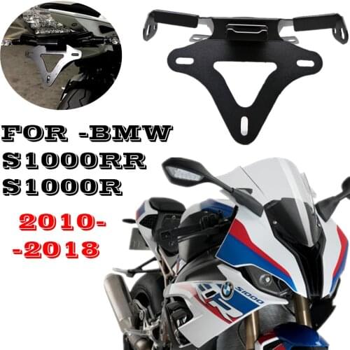 Motorbike For BMW S1000R S1000RR 2010 2011 2012 2013 2014 2015 2016 2017 2018 License Plate Holder Frame with LED Light