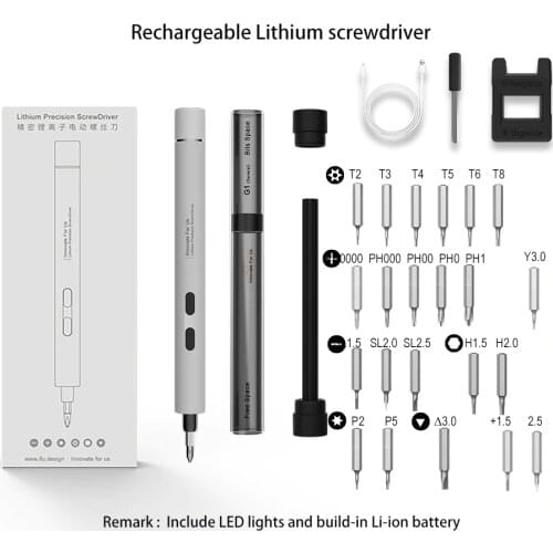Electric Screwdriver Portable Rechargeable Lithium Precision Screwdriver For Laptop PC Cell phone Small Devices Repair Tools
