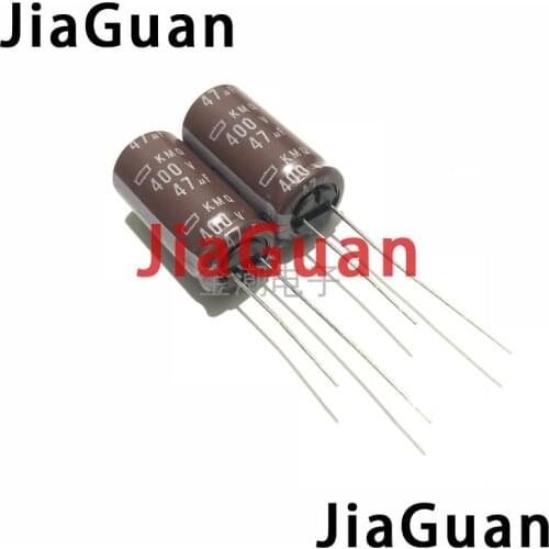 20pcs new NIPPON KMQ 400V47UF 12.5X25mm NCC electrolytic capacitor 47UF/400V CHEMI-CON kmq 47uf 400v