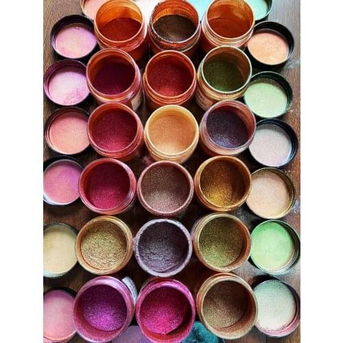 Iron Color Series Chameleon Powder Color Shift for Epoxy Resin Pearl Pigment Painting Soap Making Bath Bombs Candle Making Slime