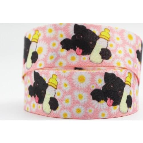 Cute Dog Print Lanyard Ribbon Badge Id Lanyard/mobile Phone Strap/key Chain with Keychain Neck 10mm/16mm/20mm/25mm/35mm