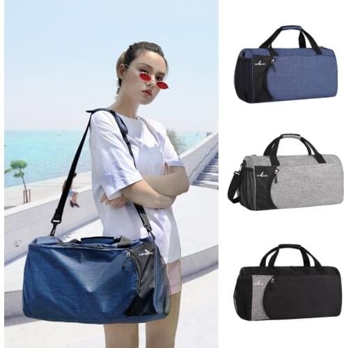 Gym Bags Men Sports Fitness Pack Cylinder Shoulder Sport Womens Crossbody Travel Nylon Waterproof Handbag Package XA327Y