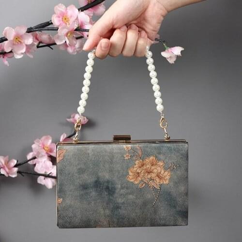 Beads Box Shell Flowers Palace Bag Bags Womens Handbags Purses 2021 NEW Vintage Bag Chain Women Shoulder Crossbody Bag Bags