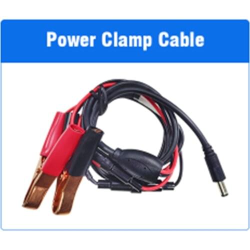 QpKUNG For M100 Power Clip Line Universal 12V Positive Negative Auxiliary Cigarette Lighter Socket Connector Battery Power