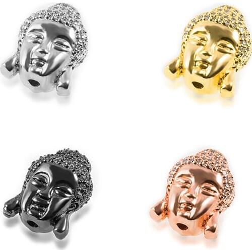 Vintage Retro Ancient Skull Beads for Jewelry Making Supplies Copepr Charm for Diy Bracelet Necklace Big Hole Beads