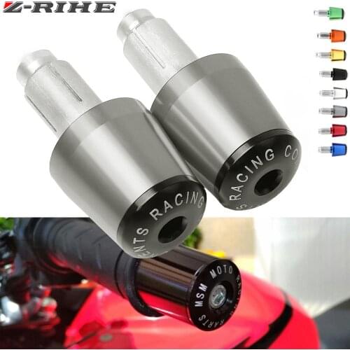CNC 22MM Handlebar Grips Handle Bar Cap End Plugs For Suzuki Gsr 600 Sv650 GSXR 600 750 1000 Bandit 600 Intruder 800 kawasaki