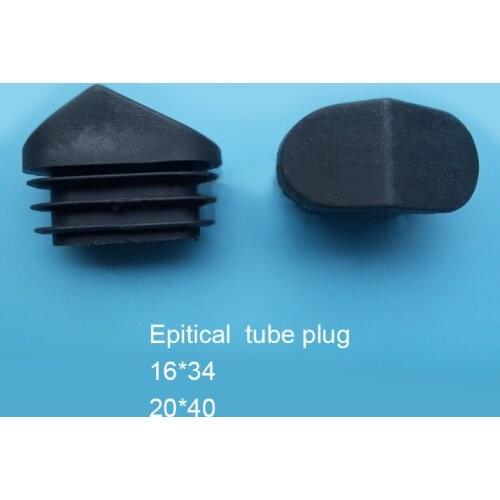 16x34 20X40mm Bevel pitical plug triangle fold chair incline leg tube plug tube insert end, lean cahir leg pad end cover cap