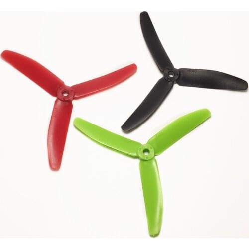 2 Pairs 5040 3 Blades Bullnose Propeller CW/CCW Plastic PC for FPV Racing Quadcopter ZMR210 250 Robocat