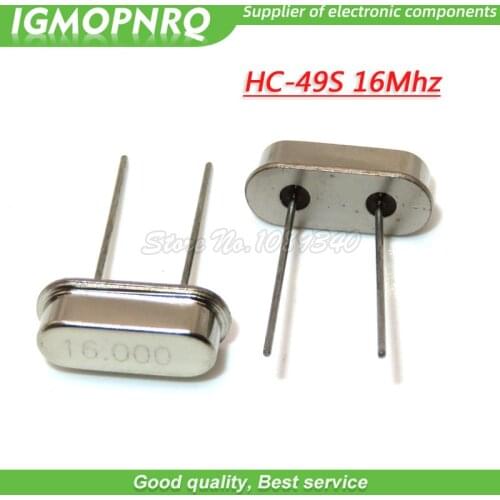 20pcs/lot 16.000MHZ 16.000M 16M 16MHZ 16 MHZ 16M HZ DIP Crystal Oscillator HC-49S New Original Free Shipping
