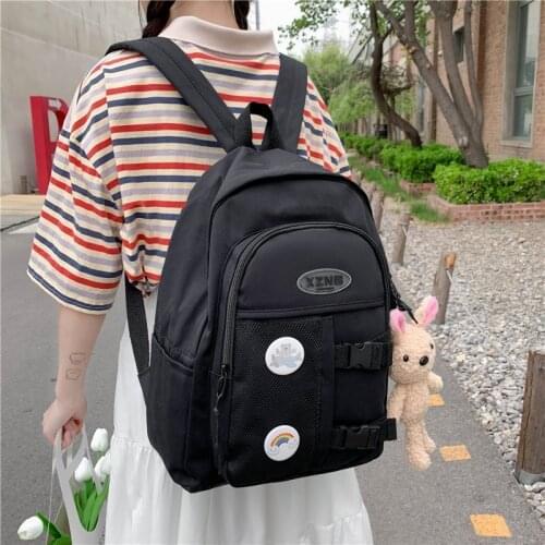 2021 New Japanese Womens Backpack Harajuku Fashion Schoolbag For Girls Large Capacity Leisure Travel Backpacks