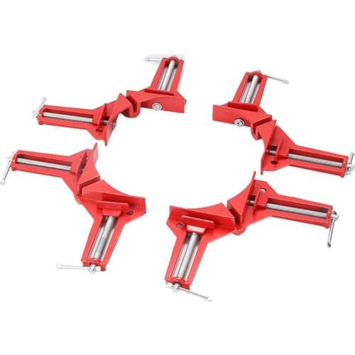 4Pcs 90 Degree Right Angle Picture Frame Fish Tank DIY Corner Clamp Corner Holder Picture Frame Woodworking Hand Kit Tool