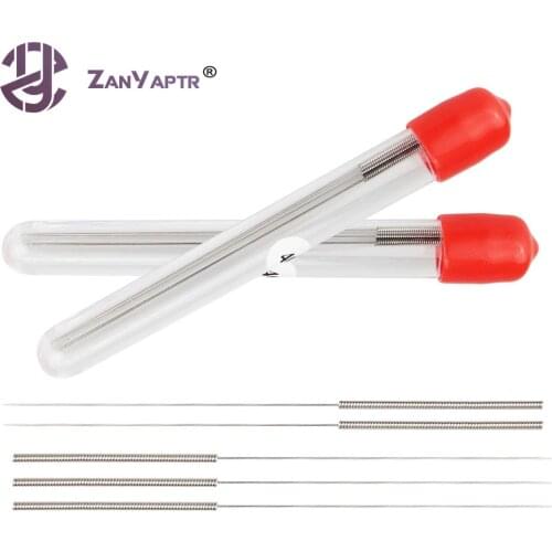 5Pcs/lot Nozzle Cleaning Needle Stainless Steel 0.15mm 0.2mm 0.25mm 0.3mm 0.35mm 0.4mm Part Drill For V6 Nozzle For 3D Printer