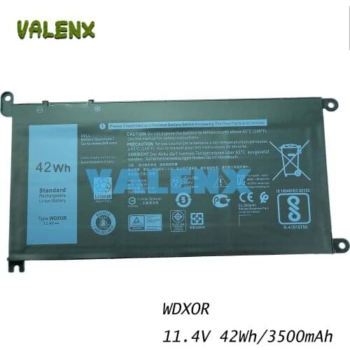 42WH WDXOR Battery for Dell Inspiron 13 7378 13 5000 5378 5368 15 7579 5567 5568 5578 7570 7569 Inspiron 5000 7000 Laptop