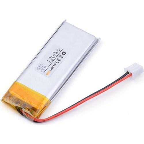 XHR-2P 2.54 1200 mAh 3.7V lithium polymer battery 752365 phone charging Po power bank PAD PSP Vedio Game