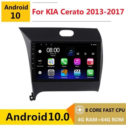 2 din 8 core android 10 car radio auto stereo for Kia Cerato 3 YD 2013 2014 15 2016 2017 navigation GPS DVD Multimedia Player