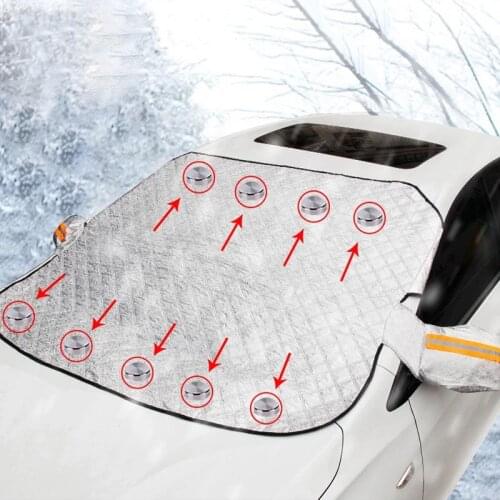 Car Snow Cover Windshield Sunshade Outdoor Waterproof Anti Ice Frost Auto Winter Car Automobiles Exterior Cover