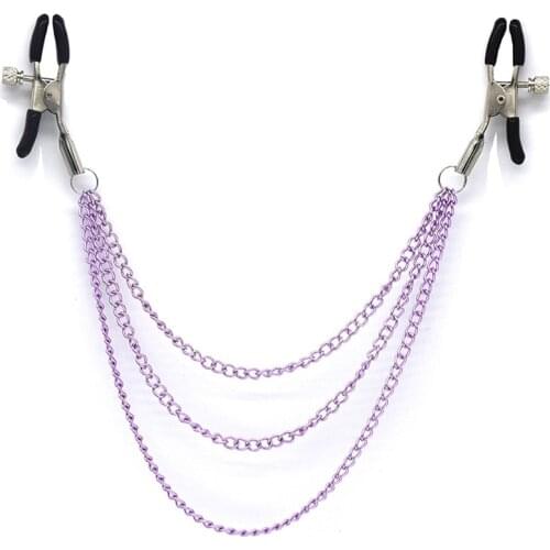 BDSM Bondage Nipple Clamps Sex Slave Breast Nipple Clip Breast Sex Toy Adult Games Clitoris Clamp Couples Exotic Apparel