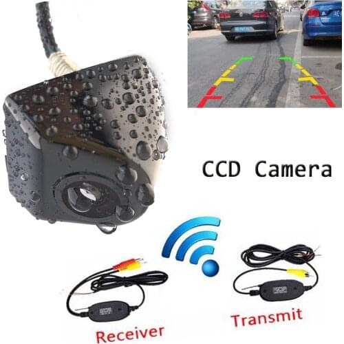 Wireless Backup Waterproof View Night Vision HD CCD 170° Vehicle Universal Car Reversing Camera