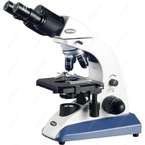 Binocular Biological Compound Microscope--AmScope Supplies 40X-2000X Doctor Veterinary Binocular Biological Compound Microscope
