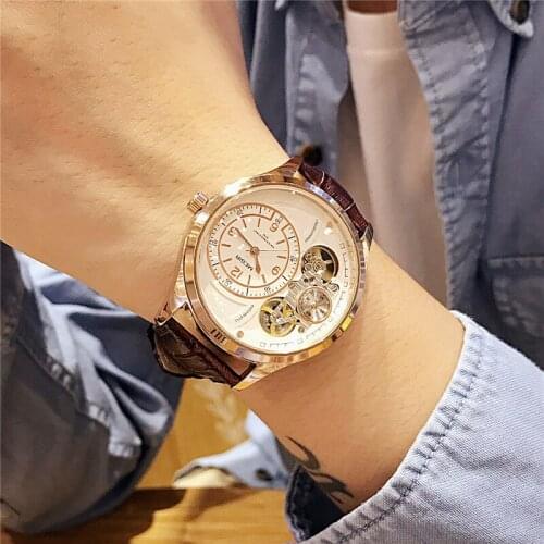 MEGIR Original Men Watch Top Brand Luxury Quartz Watches Relogio Masculino Leather Military Watch Clock Men Erkek Kol Saati 2017