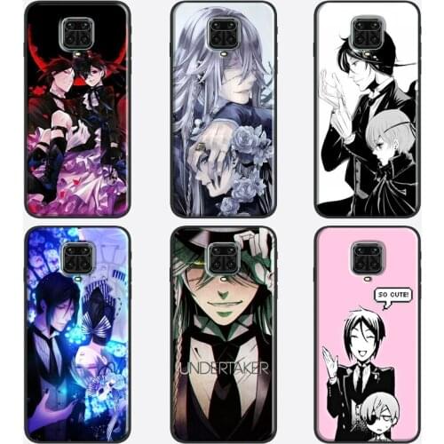 Black Butler Kuroshitsuji For Redmi Note 9 Pro Note 8 Pro Case For Redmi Note 7 8T 9S Funda For Redmi 9 9C 9A 8A