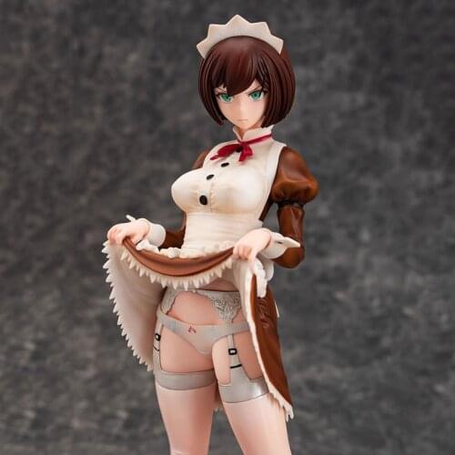 Daiki kougyou Iya na Kao Sarenagara Opantsu Misete Moraitai Figure Maids Chitose Ito Classic Brown Ver. PVC Action Figure Model