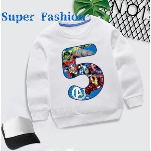 Boy Winter 2021 Happy Birthday 0~10th Custom Name Kids Hoodies Sweatshirts Long Sleeve Toddler Sportswear Childs Hoodie,dKYT001