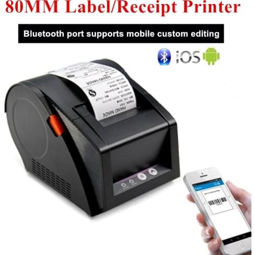 Gprinter Bluetooth Label Printer Thermal Receipt Barcode Printer 20mm to 80mm Sticker Paper For Android iOS Mobile Phone