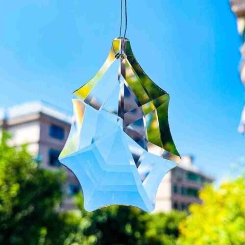 Spider Web Crystal Pendants for Chandeliers Crystals Prisms Clear Suncatcher DIY Hanging Crystal Decorations Accessories