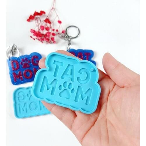 Cats Claw Keychain Epoxy Resin Mold Pendant Casting Silicone Mould DIY Crafts Polymer Clay Jewelry Making Tool