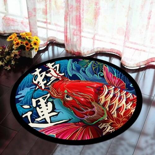 Round Carpet Bedroom Study Living Room Bedside Cushion Computer Chair Hanging Basket Swivel Household Childrens Room Blanket