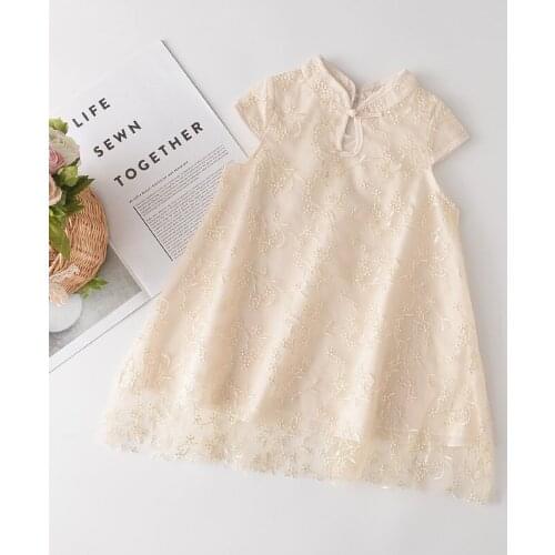 Menoea Girls Flowers Dress 2020 New Summer Kids Florals Dresses Children Party Outfits Sleeveless Vestidos for 3 7 Years