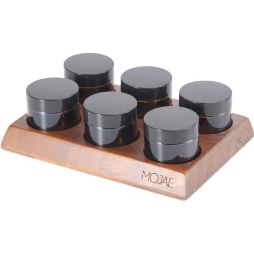 Multifunctional six 6 ses Kitchen Sealed Jar Glass Food Storage Box ried Fruit Tea Coffee Multigrain Storage Tank D
