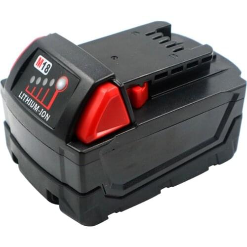 MIL 18Dd 6000mAh rechargeable 18650 lithium battery pack replacement mode M18BX M18B 48-11-1850 982-2 M18(MIL 18V battery)