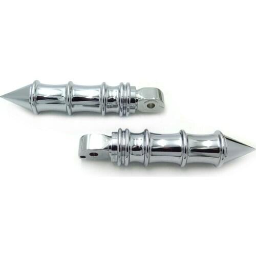 Aftermarket free shipping motorcycle parts For Suzuki Intruder 1400 1500 LC Boulevard Marauder Spike Passenger Foot pegs chromed