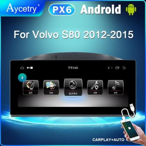 PX6 Car Radio 2 Din Android autoradio audio GPS For Volvo S80 V70 2012 2013 2014 2015 Car stereo Multimedia video Player Carplay