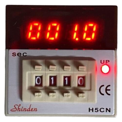 SHINDEN H5CN series time relay SKG H5CN/999.9S with base-without base H5CN/99.99S with base-without base