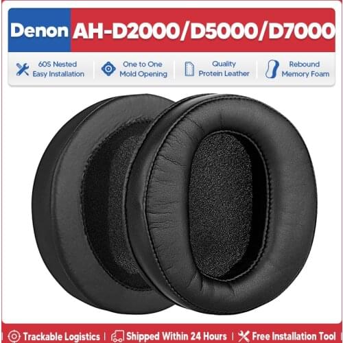 Replacement Ear Pads Earmuffs Cover Cushion Earpads Repair Parts Headphone Accessories For Denon AH-D2000 AH-D5000 AH-D7000