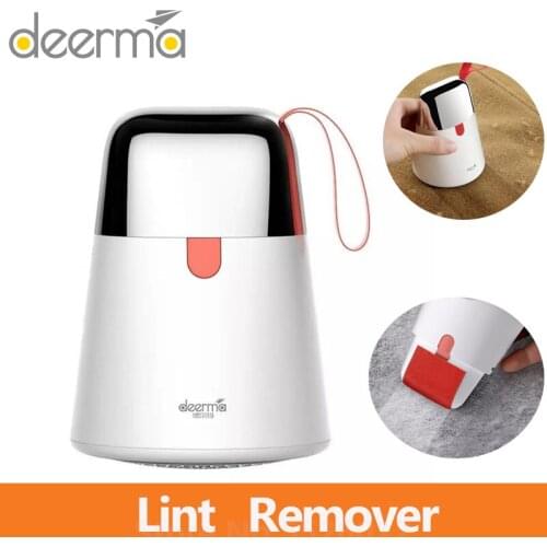 Deerma DEM-MQ600 Electric Lint Remover Dual use Fuzz Trimmer Cut Hairball Sticky Hair For Sweater Woolen Coat USB Trimmer