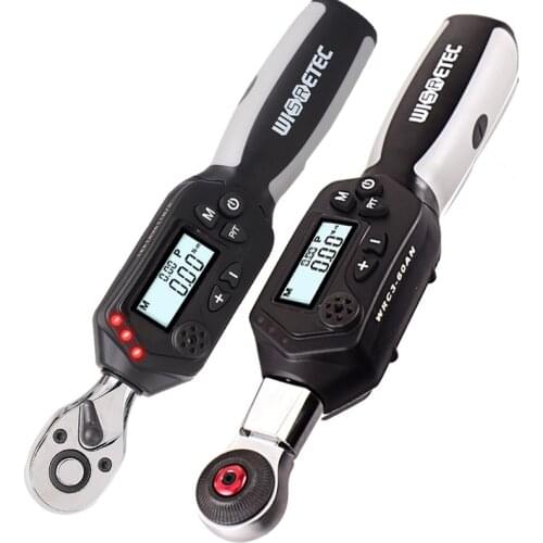 WISRETEC high precision electric digital torque wrench kit Mini torque spanner meter auto repaire tools