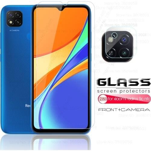 Redmi9c nfc glass camera lens protective glasses for xiaomi redmi 9a 9c 9 c a screen protectors on redme redmy note 9 pro 9s 9t