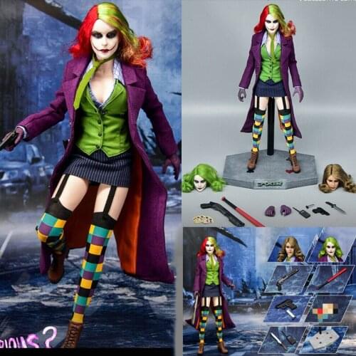 1/6 Joker Action Figure WK89025A W/3pcs Heads Collectible Figure
