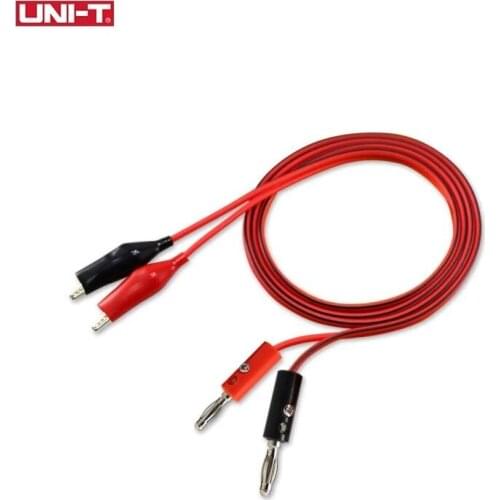 1m Alligator Cilp to AV Banana Plug Test Leads Connector Dual Tester Probe Pince Crocodile Clip Electronique Multimeter DC Power
