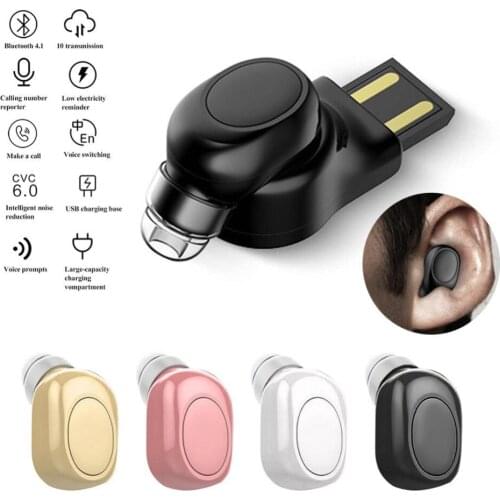1PC Bluetooth Wireless Earphones 3D Stereo Sports Wireless Earphones with Microphone Wireless Bluetooth Earbuds