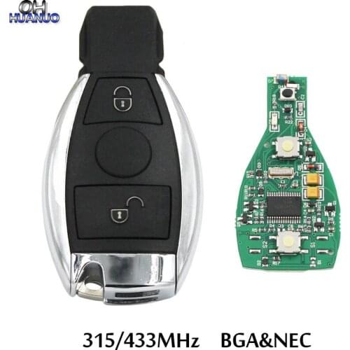 315MHz OR 433MHZ intelligent Remote Key Fob 2 Button BGA style with Chip for Mercedes-Benz 2000