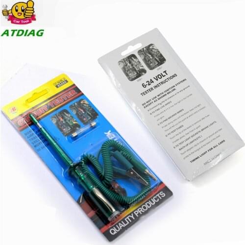 Auto Circuit Tester 6V 12V 24V Voltage Gauge Car Test Toll VoltMeter Light Bulb